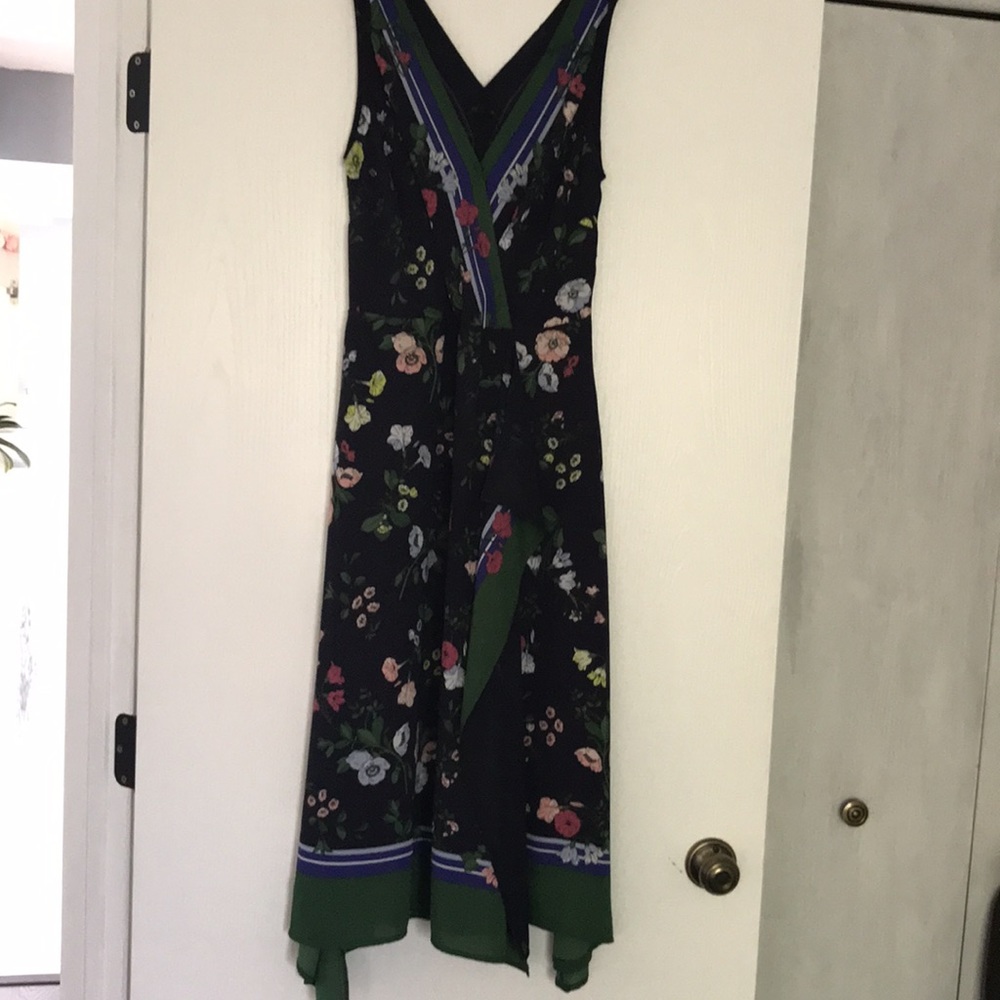 Beautiful floral dress, Dark blue , Ann Taylor